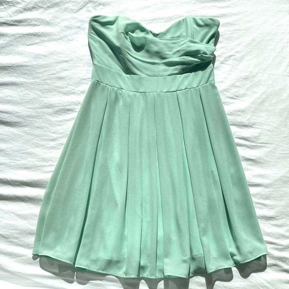 TFNC London mint green mini dress